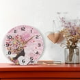 thumbnail image 6 of GZHJMY Flower Fairy Girl Butterfly Wall Clock, 10" Silent Non Ticking Round Clock, Oil Painting Easy to Read Clock for Living Room Bedroom Bathroom Home Decor Holiday Gifts, 6 of 7