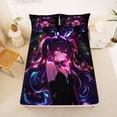 thumbnail image 5 of Erosebridal Kawaii Japanese Girl Queen Sheet Sets,3D Japanese Girl Bed Set For Kids 4-Piece, 5 of 6