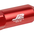thumbnail image 3 of J2 Engineering LN-T7-017-125-RD J2 Engineering 7075 -T6 Forged Aluminum M12 x 1.25 20Pcs 90mm Spiked End Lug Nut w/ Socket Adapter ( Red ), 3 of 6