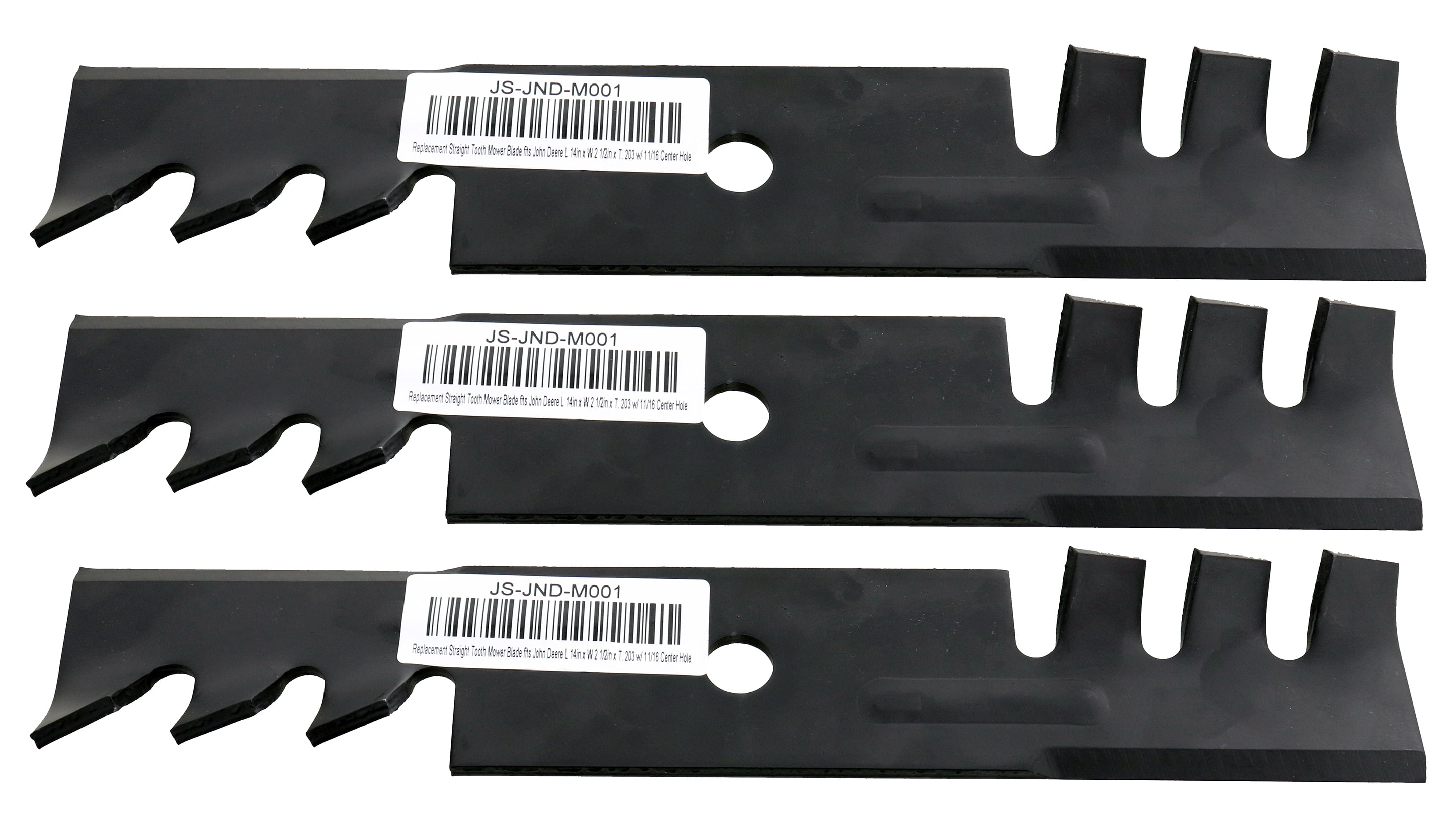 3 Toothed Gator Mulching Mower Blades fit Toro GrandStand 108408103