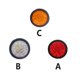 thumbnail image 4 of Speravity 2 uds luz trasera de alto brillo camión remolque marcha atrás multipropósito amarillo rojo señal de giro correr luces traseras Bombillas para automóviles Rojo Speravity VI017544-01, 4 of 6