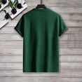 thumbnail image 6 of Luvrsol Tshirts for Men Stretch Solid Crew Neck Basic Tee Flexible Soft Layering Daily Undershirts S-2XL, 6 of 7