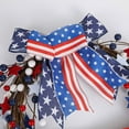 thumbnail image 3 of AZXY 4th of July Wreaths for Front Door Patriotic Wreath,Red White and Blue American Flag Independence Day Wreaths,Fourth of July Memorial Day Decorations for Wall Door Decor, 3 of 6