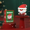 thumbnail image 5 of 4/6 Pcs Santa Claus Design Building Blocks Set, Lauxiliary/Easilyous Christmas Theme Building Blocks Ornaments, Mini Building Figures, DIY Stocking Stuffers, Xmas New Year Birthday Gifts (6pcs E), 5 of 10