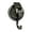 Brown*1, variant on Wreath Hanger,Brown-Plated Plished Super Suction for Glass Window, Kitchen， Bathroom and Restroom, 1 Pack