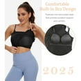 thumbnail image 4 of Vaslanda Womens Modal Built-in Bra Padded Camisole Yoga Tanks Tops, 4 of 7