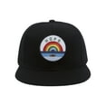 thumbnail image 1 of Top Headwear  Hope with Rainbow Patch Snapback Cap - Black, 1 of 1
