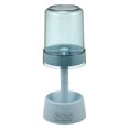 thumbnail image 1 of Soporte para cepillos de dientes con tapa con 3 ranuras PP para baño para pasta de dientes 1 pieza azul 8.66''x2.99'', 1 of 7