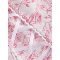 thumbnail image 3 of Vestido Largo Floral Rosa-2 Con Lazos En Hombros Y Corset, 3 of 30