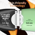 thumbnail image 3 of Men's Ball Trimmer - IPX7 Waterproof Body Hair Trimmer with Ceramic Blade for Groin & Pubic Hair Grooming, 3 of 5