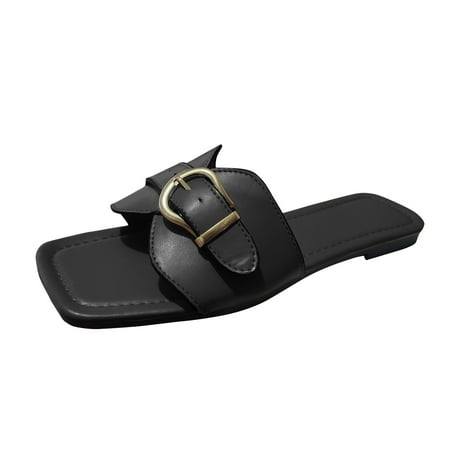 

PEASKJP Womens Sandals Women s Layla Multiple Colors Women s Sandal Women s Shoe Comfortable & Lightweight (Black 8)