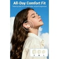 thumbnail image 6 of Wireless Earbuds, Bluetooth 5.4 Headphones, True ANC Active Noise Cancelling in Ear Buds with Smart Touchscreen Case, 60H Playtime for Sports & Working, Bass Stereo Sound for iPhone/Android-Black, 6 of 16
