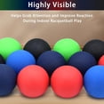 thumbnail image 4 of Magicorange Racquetball Balls 3 Pack, High Bounce Rubber Racquetballs with Bottle, Red, 4 of 7