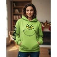thumbnail image 1 of Sudadera con Capucha del Grinch, Mujer para Adultos, How The Grinch Stole Christmas, 1 of 5