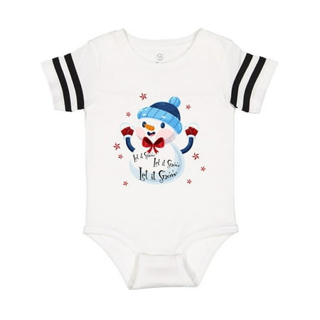 

Inktastic Holiday Snowman Gift Baby Boy or Baby Girl Bodysuit