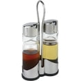 thumbnail image 1 of Juego de Aceitera y Vinagrera de Vidrio - Juego de Vinagreras Aceiteras y Vinagres - Juego de Vinagreras y Soporte - 2 Piezas, 1 of 4