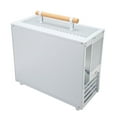 thumbnail image 1 of Mini ATX Case, 15.5L 2 SSD Supported Mini PC Case  For Office, 1 of 8