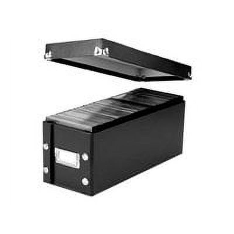 Snap-N-Store Black CD/DVD Media Storage Box, IDESNS01521, 1 Each