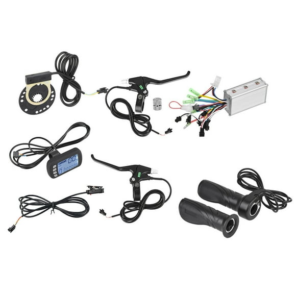 Kit de controlador de motor sin escobillas de 36 V/48 V, 250 W y 350 W, con panel LCD para bicicleta eléctrica y scooter.