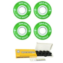 Bigfoot Skateboard Wheels 53mm 83A Soft Cruiser Filmer Green Ceramic Bearings