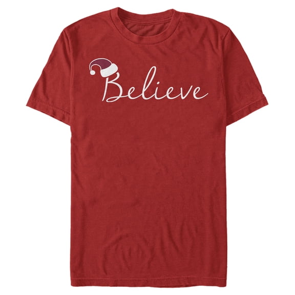 Men's Lost Gods Believe Graphic Tee Red Large