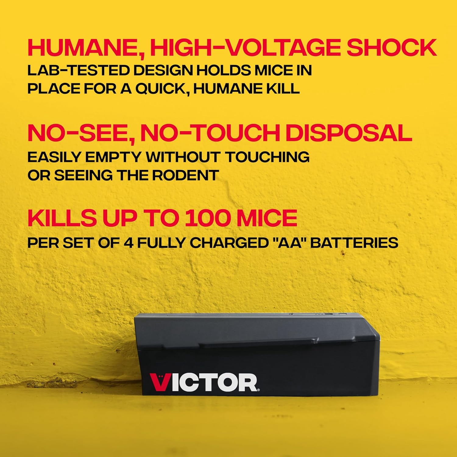 Electronic Mouse Trap Humane Mouse Traps Indoor for Home - M250B - No Touch Electric Mouse Traps for Home