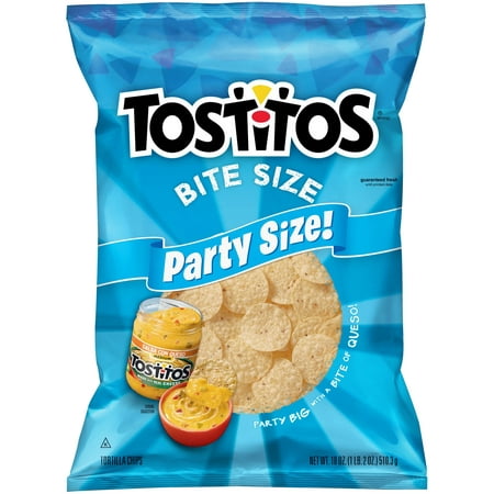 Tostitos Bite Size Tortilla Chips Party Size!, 18 oz