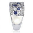 thumbnail image 6 of Sapphire and Diamond in Sterling Silver and 18K Gold Ring, 6 of 6