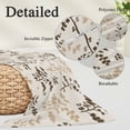 thumbnail image 3 of Brown Beige Botanical Throw Pillow Covers, Rustic Country Spring Floral Summer Leaf Soft Breathable Pillow Cases with Invisible Zipper, Small Pillowcases for Couch Bed Sofa Chair 16x24 Inches, 3 of 9