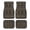 Aztec Bear Pattern, variant on Pzuqiu Galloping Horses on US Flag Car Floor Mats 4 PCS, Automotive Car Floor Mat Polyester Protect Your Vehicle's Interior Anti-slip Backing Compatible