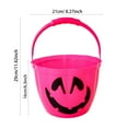 thumbnail image 2 of Halloween Pumpkin Bucket with Glowing Eyes - Trick or Treat Candy Container - Party Favors, Candy Storage Basket for Kids, Halloween Decorations and Home Party Supplies, 2 of 6