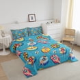 thumbnail image 3 of Erosebridal Summer Holiday Bedding Queen Comforter Set, Swimming Sports Down Comforter, Tropical Beach Decor, Reversible, 3 of 7