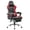 Red, variant on WDZS Gaming Chair, Computer Chair with Footrest and Massage Lumbar Support, Ergonomic High Back Video Game Chair with Swivel Seat and Headrest (Pink)