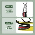 thumbnail image 6 of Dock Rope Ladder Kayak Rope Ladder Rope Ladders for Boats Boat Ladder 73.00X28.00X2.00CM, 6 of 6