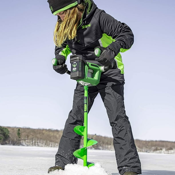 ION R1 Lithium Ice Auger, 8-in
