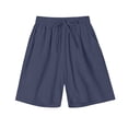 thumbnail image 6 of Aimik Women's Relaxed Shorts Elastic Waist Sports Shorts with Drawstring Summer Loose Fit Shorts, 6 of 6