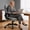 Gray, variant on COOLHUT 400LBS Big and Tall Office Chair, Executive PU Leather Desk Chair Thick Seat Cushion and Neckrest, Support 8 Hours Heavy Duty Design, 8-Years Warranty, Black