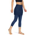 thumbnail image 5 of Jxximdong Skorts for Women Women Tennis Skirted Leggings Pockets Elastic Sports Yoga Capris Skirts Legging Blue L Culottes, 5 of 5