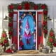 thumbnail image 5 of Cortina navideña para puerta de 35 x 72 pulgadas, decoración navideña para puerta y pared, festival, fiesta, 5 of 6