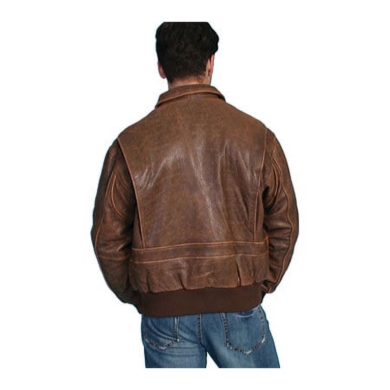 Scully Scully Vintage Lamb Brown Bomber Jacket