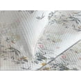 thumbnail image 3 of Ambesonne Vintage Quilted Coverlet 3 Pcs, Nature Bloom Branches Leafy, King Size, Taupe Grey Blush and Cream, 3 of 4