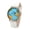 White, variant on NovaStitch Men's Denim Fabric Watch with World Travel Map Dial Pattern Casual Quartz Analog for Daily Wear