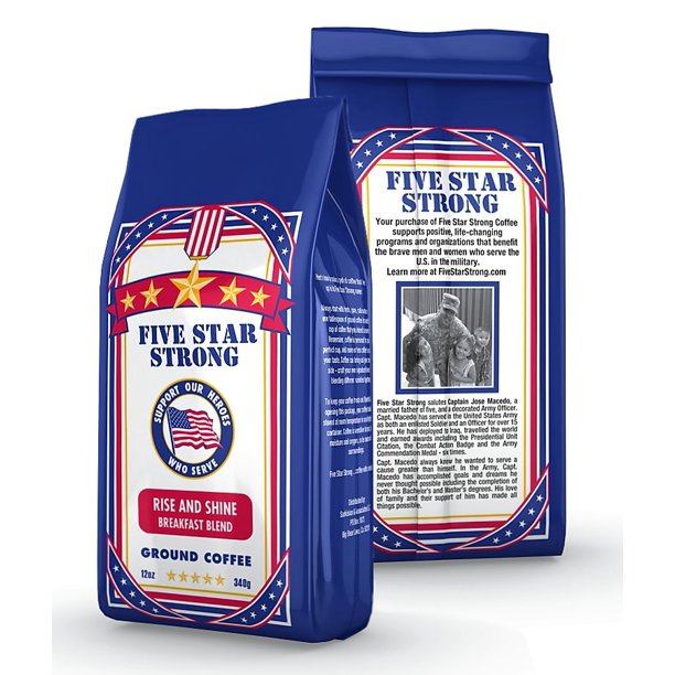 Five Star Strong Coffee Rise And Shine Breakfast Blend Walmart Com Five Star Strong Coffee Rise And Shine Breakfast Blend Walmart Com
