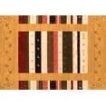 thumbnail image 1 of Ahgly Company Indoor Rectangle Abstract Orange Contemporary Area Rugs, 7' x 10', 1 of 1