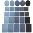 thumbnail image 1 of Kit de parches de mezclilla Qarigey 25 unids/set tonos variados planchados modernos y elegantes, 1 of 6