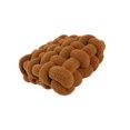 thumbnail image 2 of Maoww Modern Knot Cushion Soft Mat Creative Throw Pillows for Cafe Bedroom Decor Dark Brown, 2 of 9