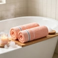 thumbnail image 4 of Huzdenx 2‑Piece Cotton Hand Towel, Soft Highly Absorbent Durable Bathroom Towel, Reusable Daily Household Towel for Kitchen & Bathroom, Multiple Colors Available, 4 of 4