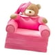 thumbnail image 4 of Funda elástica Zulema Funda de asiento para silla Oso de sombrero rosa, 4 of 7