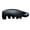 Black, variant on Frosted Hair Claw Clip For Thin Hair Women Banana Shape Secure Updos Hair Holder For Women Party and Daily Use(gray)