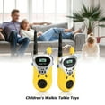thumbnail image 4 of Radio Walkie Talkie de mano para niños, transceptor de radio para exteriores, interfono (amarillo), 4 of 6
